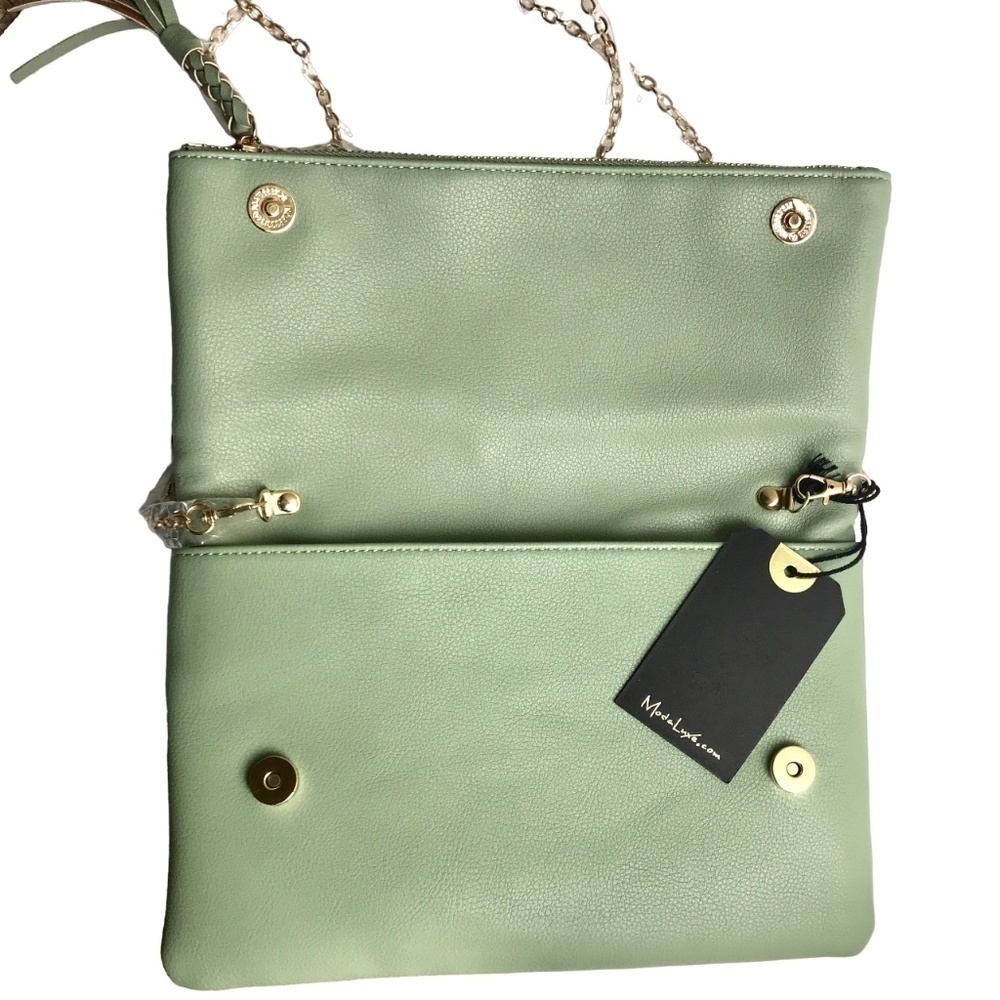 NWT Moda Luxe Marisole Crossbody Clutch + Dust Bag - Picture 16 of 16